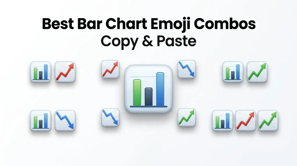 Best bar chart emoji combos copy & paste