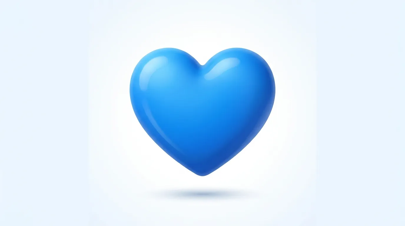 Blue Heart Emoji