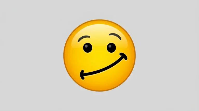 Diagonal Mouth Emoji