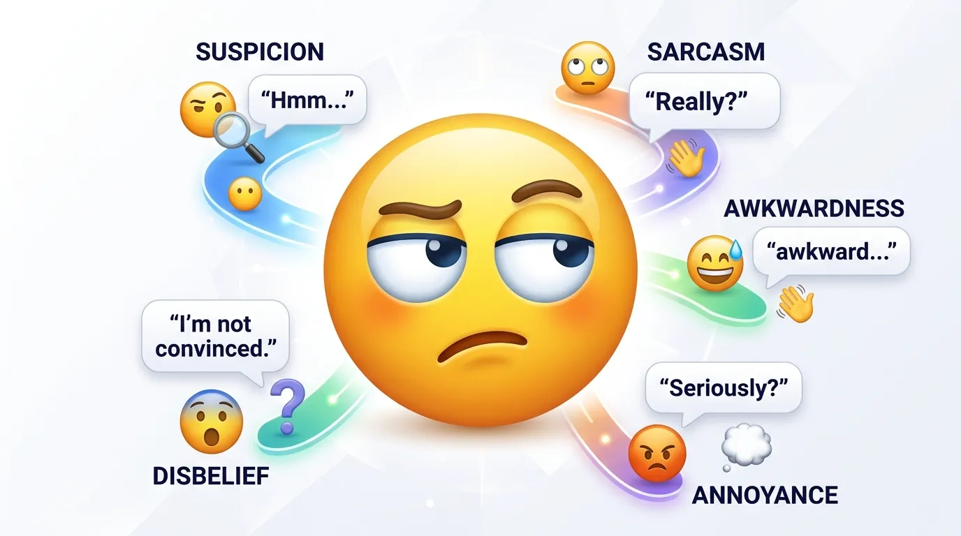 Different Meanings of Sideeye Emoji