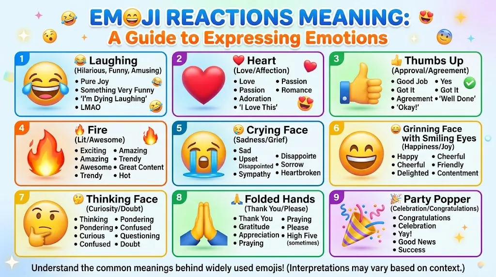 Emoji Reactions Meaning