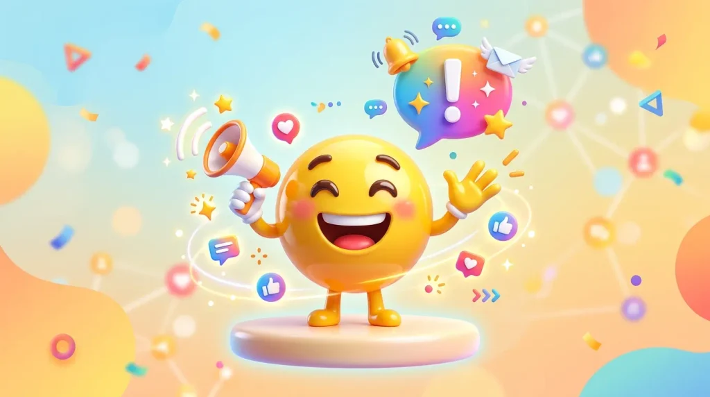 How to use announce emoji the right way
