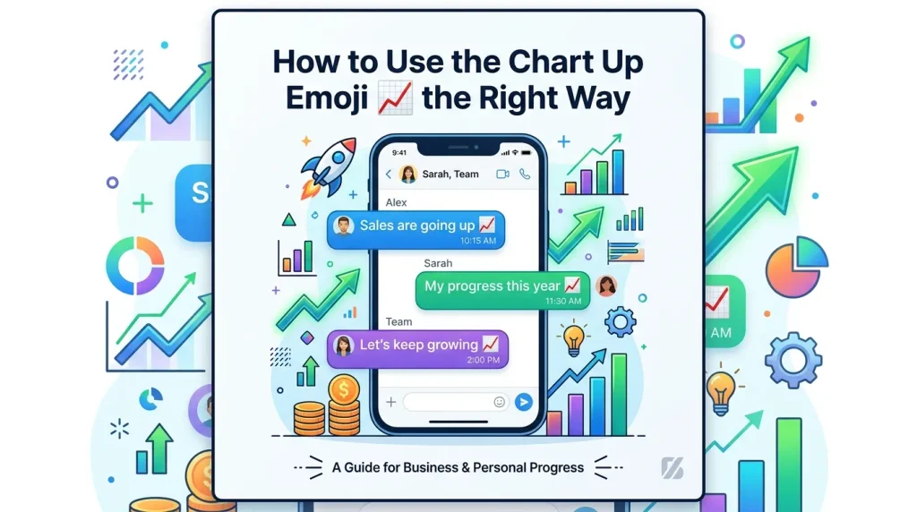 How to use chart up emoji the right way