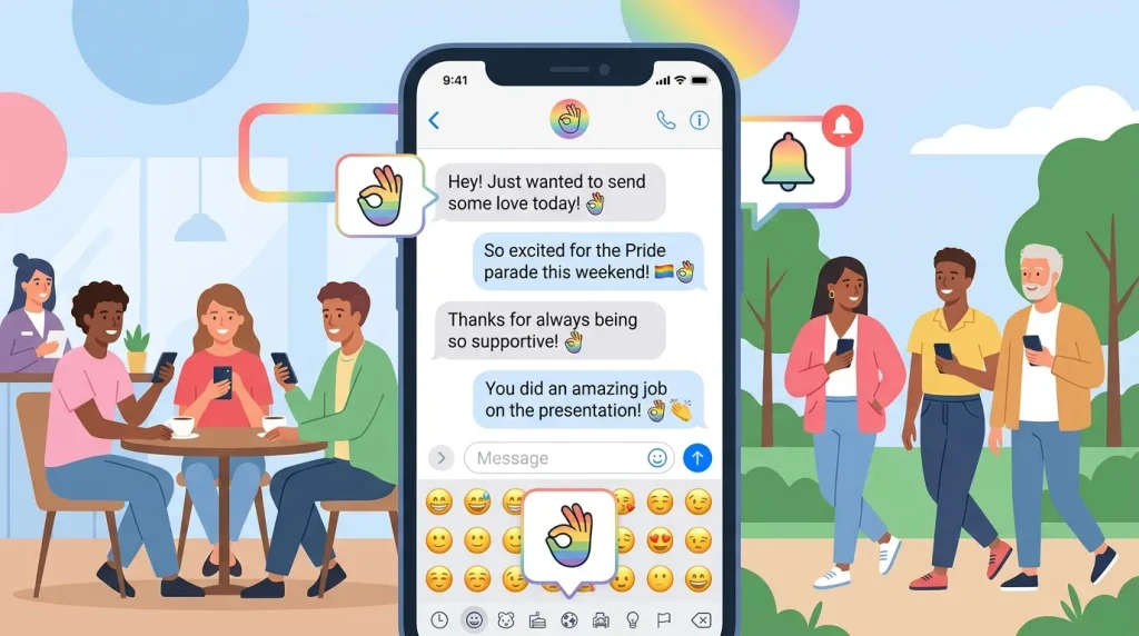 How to use gay hand emoji the right way