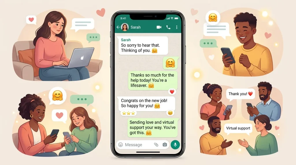 How to use hug emoji whatsapp the right way