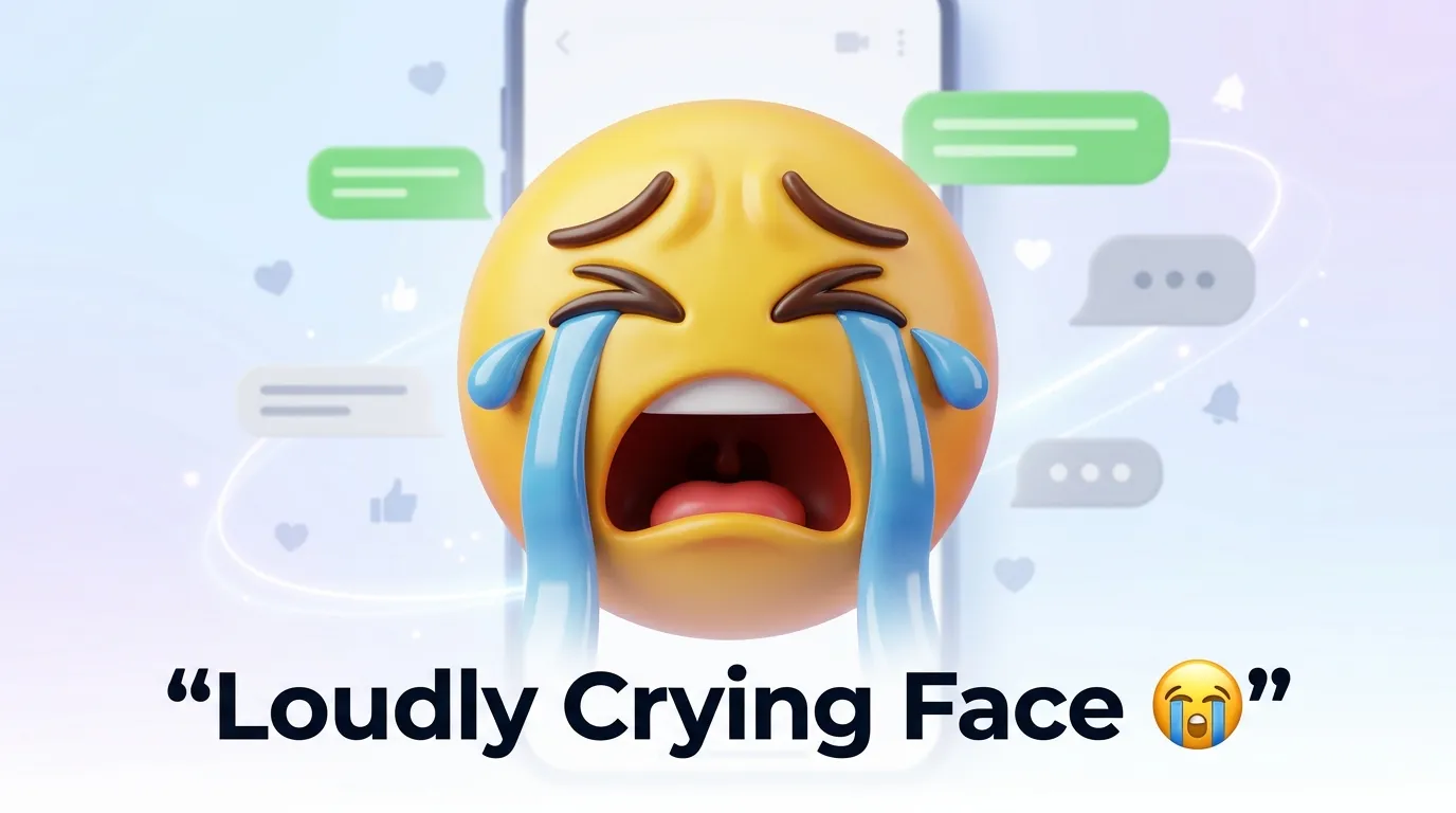 Loudly Crying Face