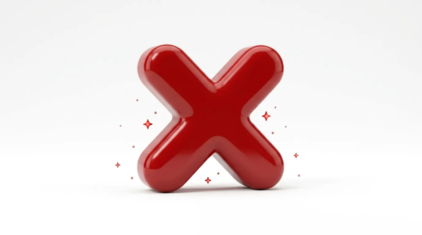 Red X Emoji