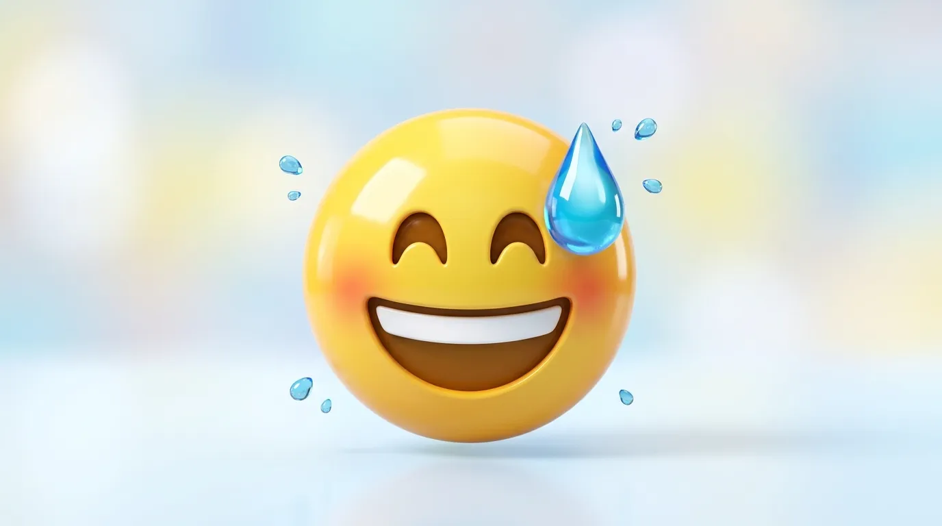 Sweat Emoji