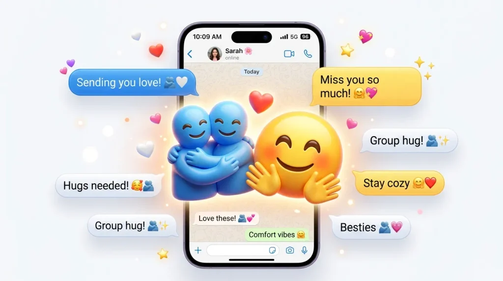 Trending hug emoji whatsapp in 2026