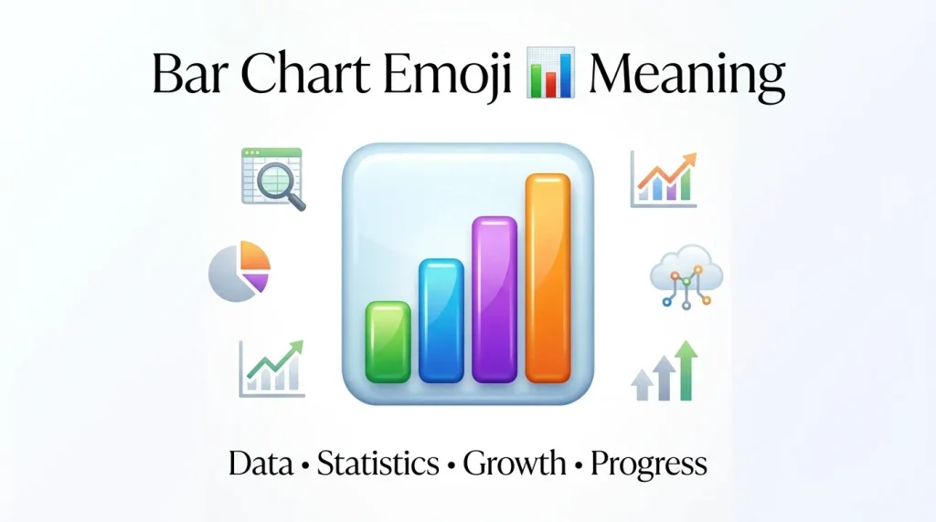 What do bar chart emoji mean?