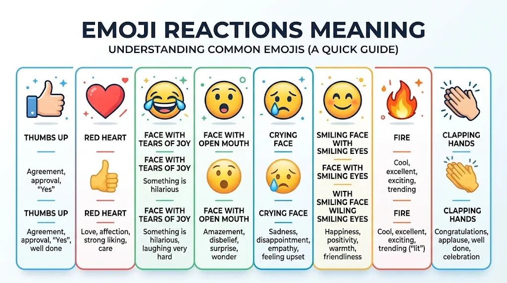 What Does Emoji Reactions Meaning Mean?