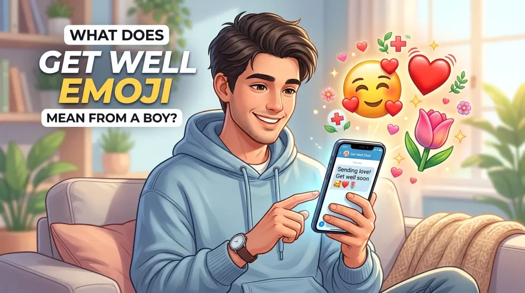 What Does Get Well Emoji Mean from a Boy?