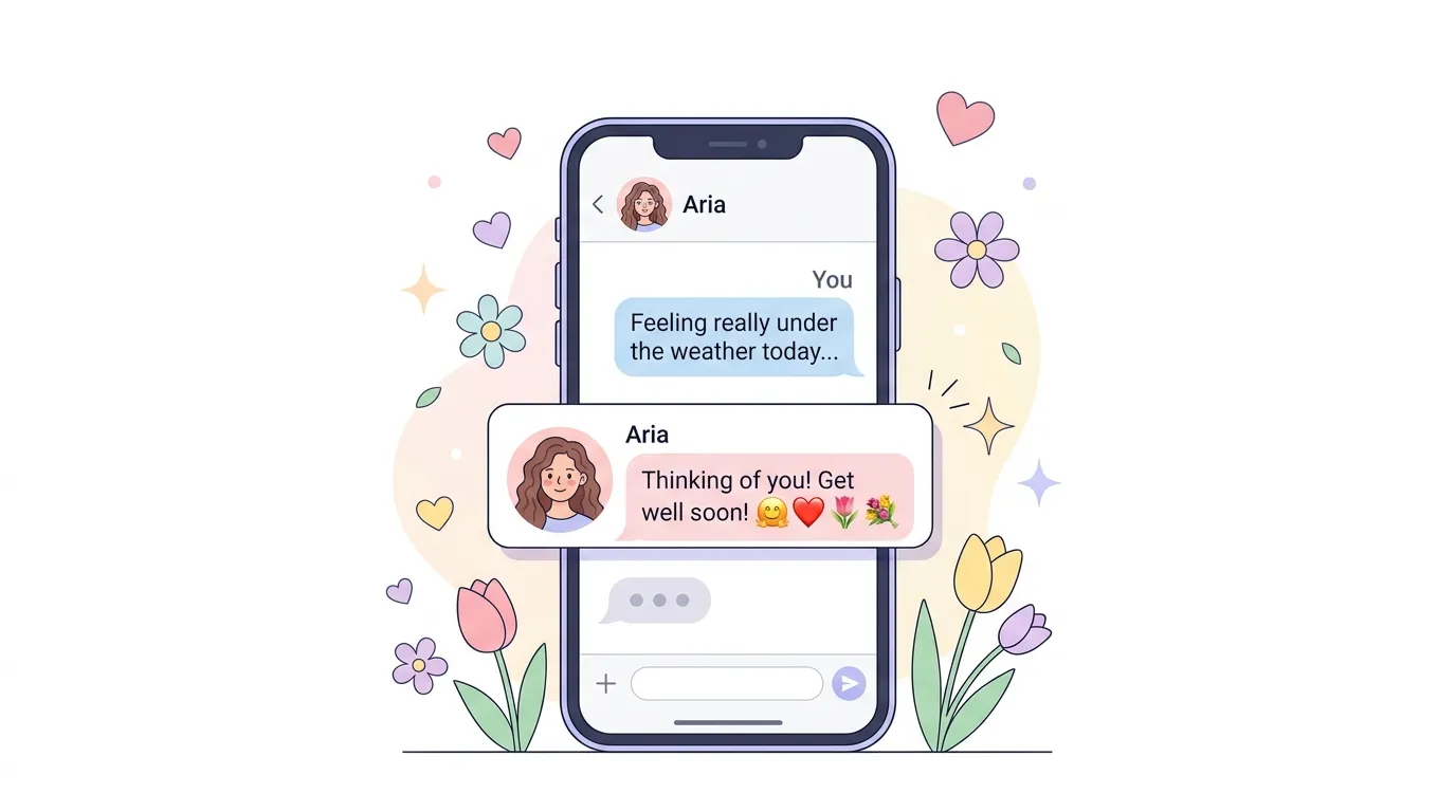 What Does Get Well Emoji Mean from a Girl?