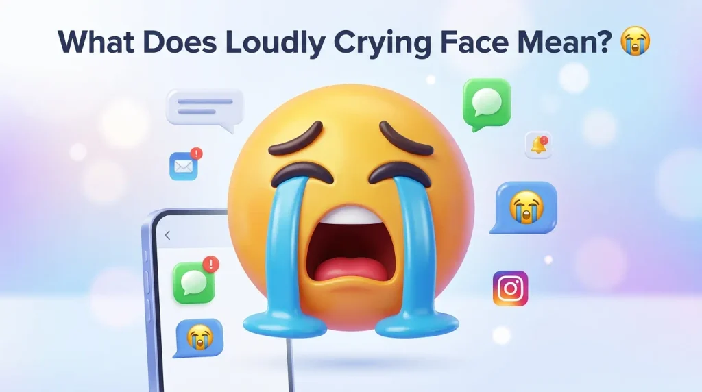 What Does Loudly Crying Face Mean?