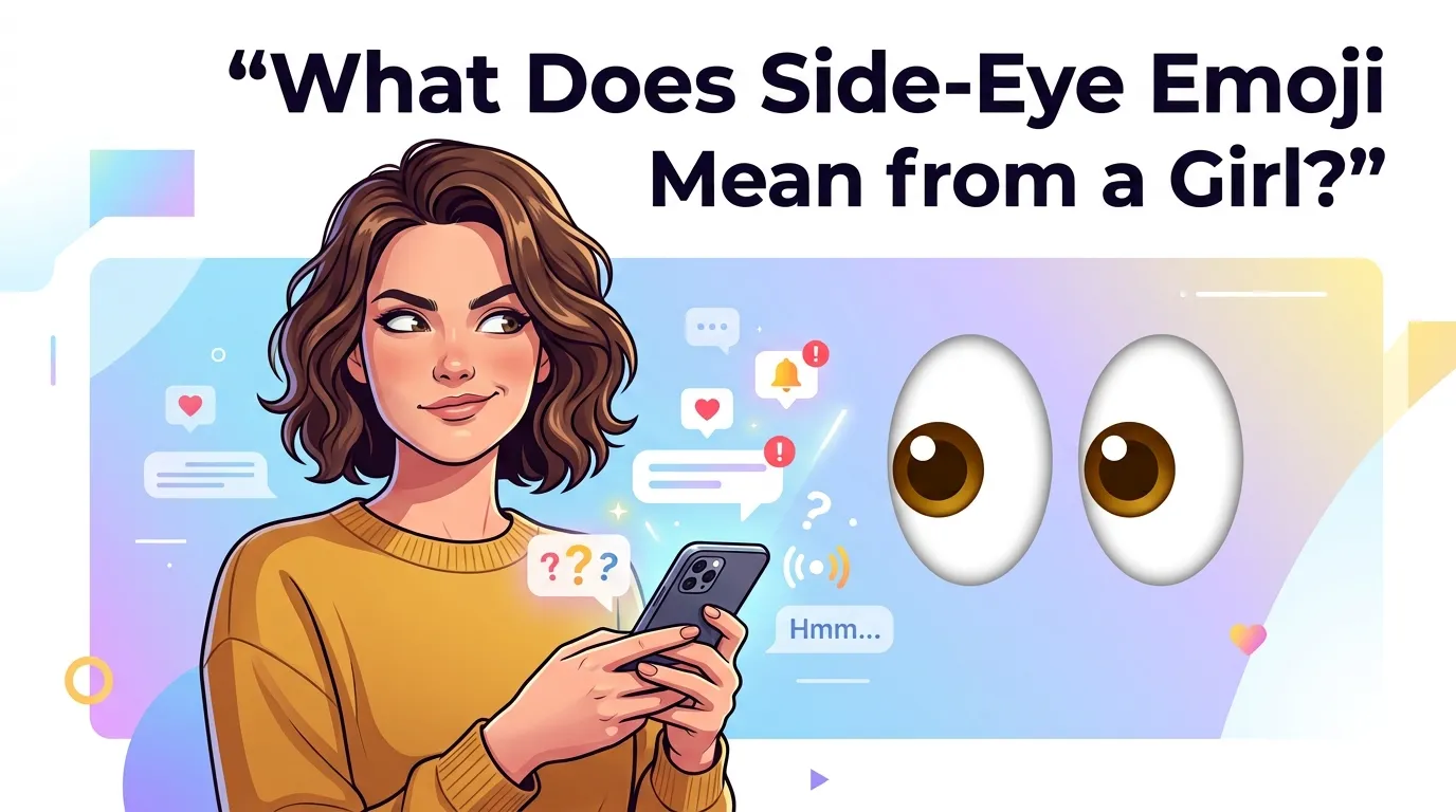 What Does Sideeye Emoji Mean from a Girl?