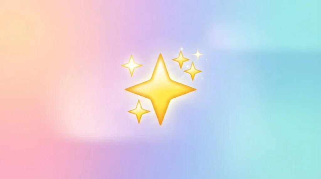 What Does Sparkle Emoji Meaning Mean?
