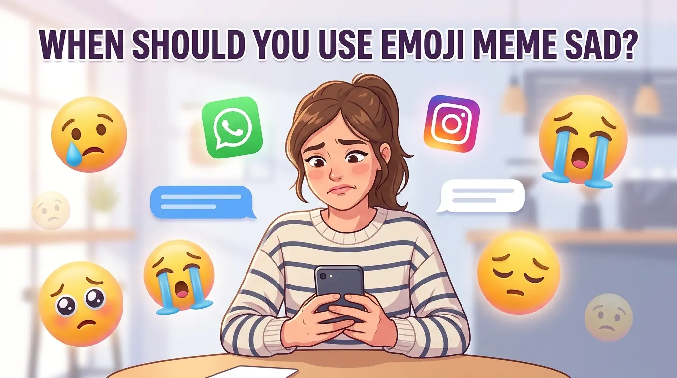 When Should You Use Emoji Meme Sad?