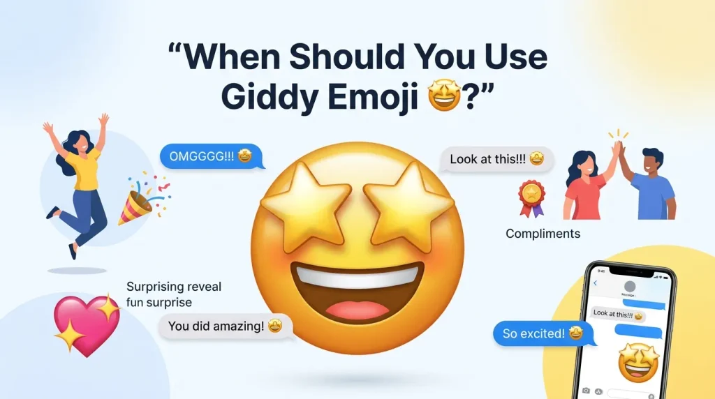 When Should You Use Giddy Emoji?