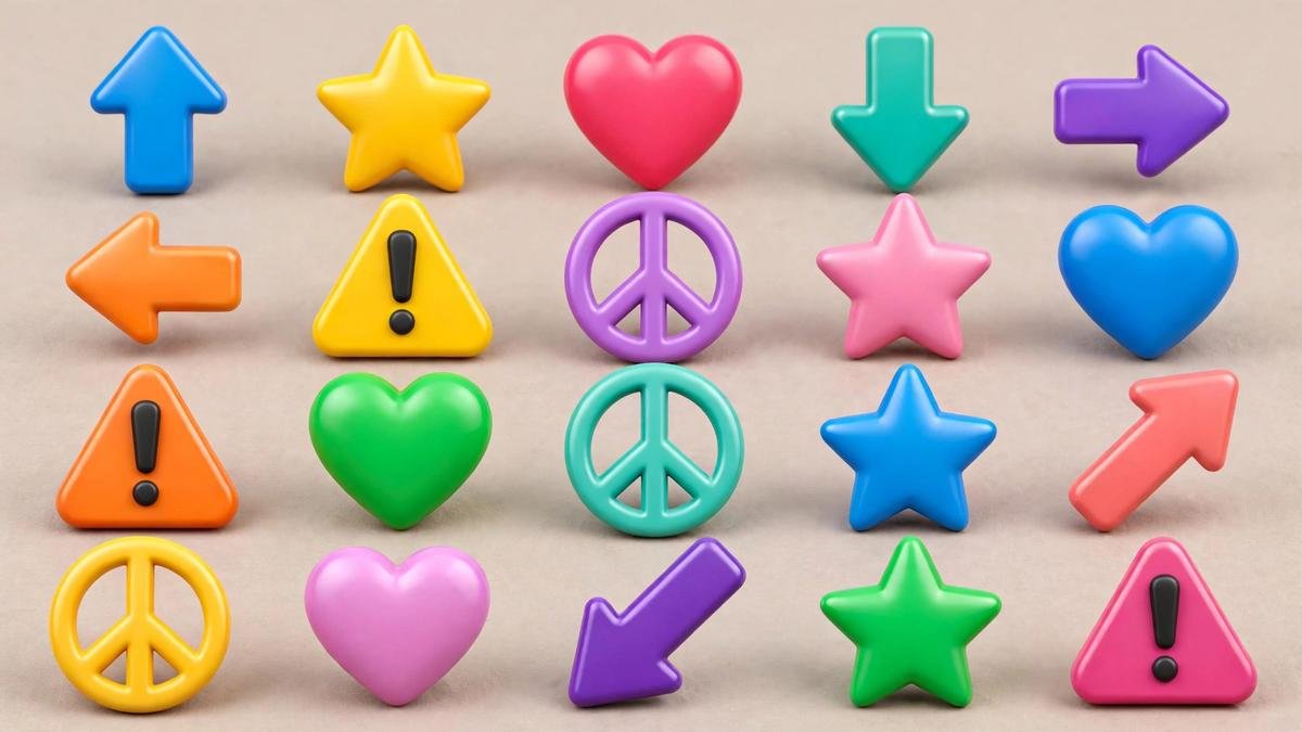 Symbols and Signs Emojis for Girls